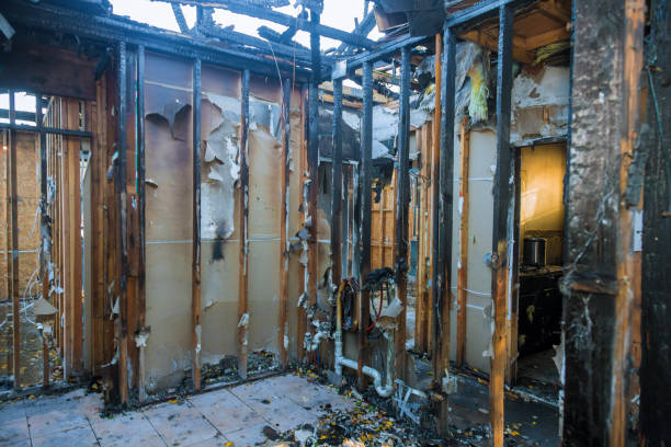 Professional Fire Board Up technician working in Glenwood City, WI